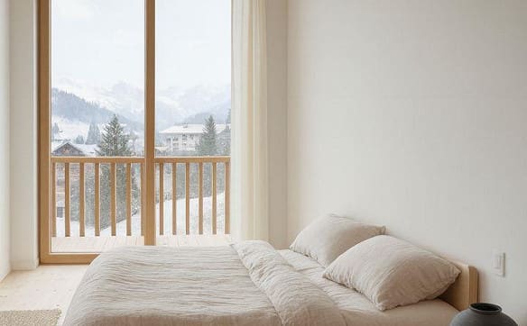 Immobilie in Flims Dorf - LETZTE 3.5 Zimmer Maisonettewohnung, 15 m von der Piste und den Ber... - Bild 13