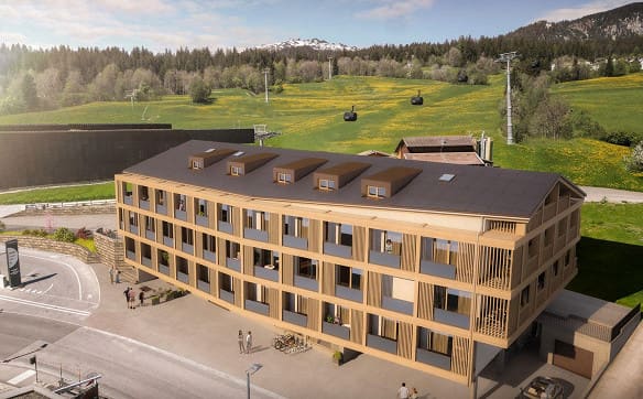 Immobilie in Flims Dorf - LETZTE 3.5 Zimmer Maisonettewohnung, 15 m von der Piste und den Ber... - Bild 2