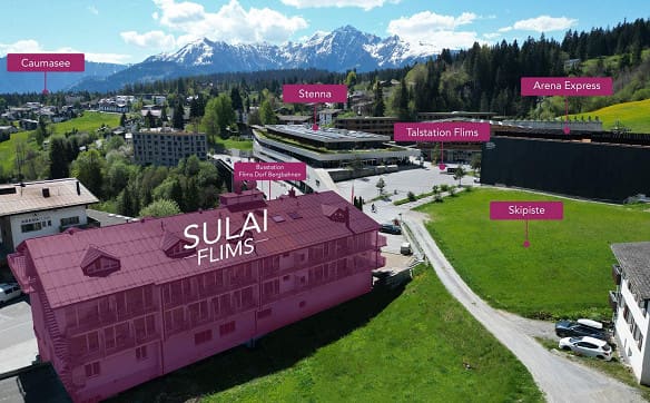 Immobilie in Flims Dorf - LETZTE 3.5 Zimmer Maisonettewohnung, 15 m von der Piste und den Ber... - Bild 5