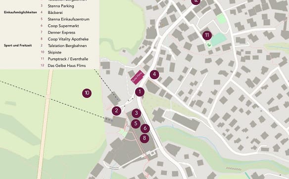 Immobilie in Flims Dorf - LETZTE 3.5 Zimmer Maisonettewohnung, 15 m von der Piste und den Ber... - Bild 6