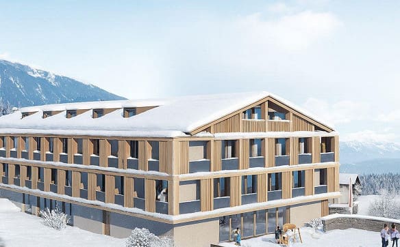 Immobilie in Flims Dorf - LETZTE 3.5 Zimmer Maisonettewohnung, 15 m von der Piste und den Ber... - Bild 9