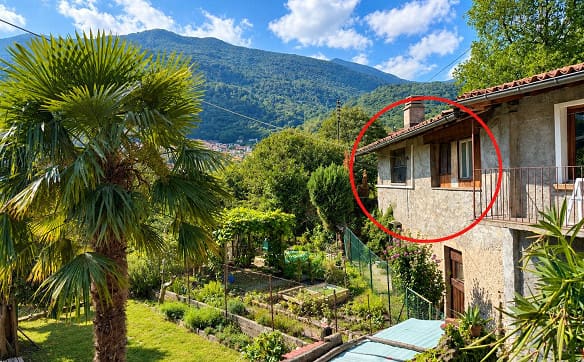 Immobilie in Taverne - Rustikales 4-Zimmer-Haus zum Ausbauen / casa rustica da riattare - Bild 9