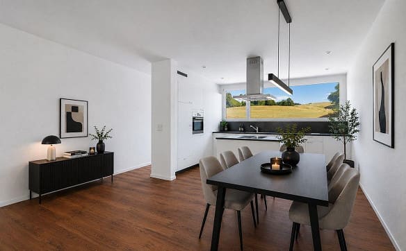 Immobilie in Wald Zh - Geräumiges 4.5-Zimmer-Duplex mit Aussicht in Eschenbach - Bild 2