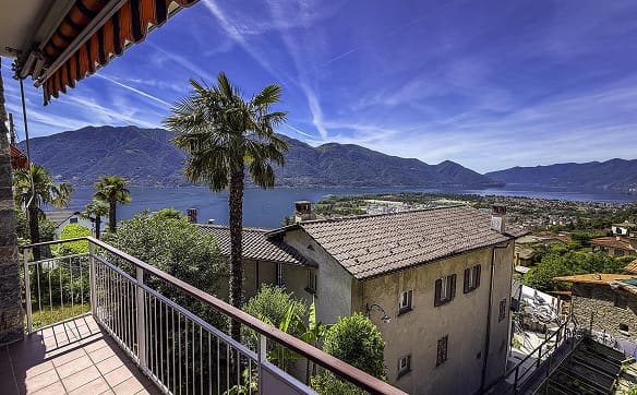 Immobilie in Orselina - Monolocale con splendida vista lago - Bild 0
