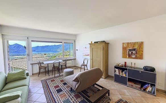 Immobilie in Orselina - Monolocale con splendida vista lago - Bild 1