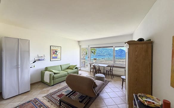 Immobilie in Orselina - Monolocale con splendida vista lago - Bild 2