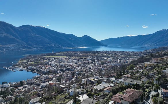 Immobilie in Orselina - Monolocale con splendida vista lago - Bild 26