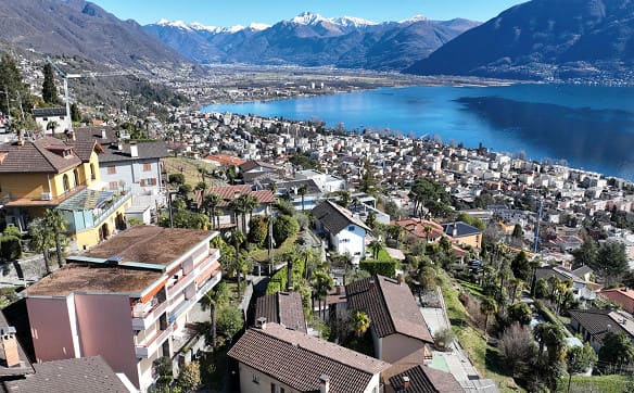 Immobilie in Orselina - Monolocale con splendida vista lago - Bild 28