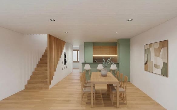 Immobilie in La Sagne Ne - Appartement de 5.5 pièces entièrement rénové - Bild 3