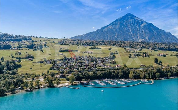 Immobilie in Faulensee - Ein kleines Zuhause mit ziemlich grosser Aussicht - Bild 0