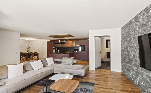 Immobilie in Einigen - Modern umgebaute 4.5-Zimmer-Wohnung mit 135 m² Wohnfläche - Bild 7