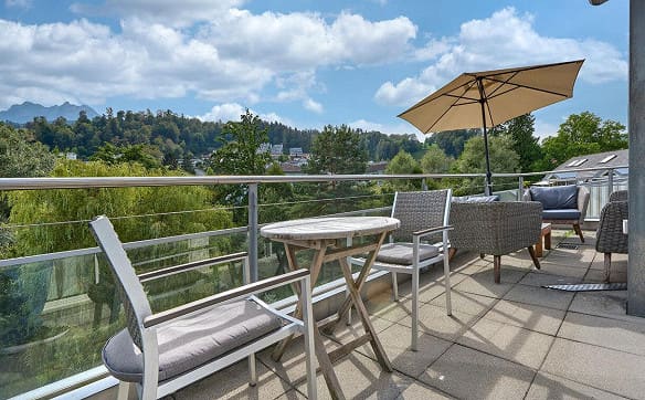 Immobilie in Kriens - Stilvolle 4.5-Zimmer-Maisonette-Dachwohnung mit Pilatusblick - Bild 6