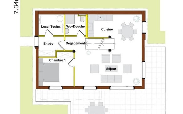 Immobilie in Basse-nendaz - Chalet de 146 m2 à construire sur un terrain de 1000 m2 - Bild 8