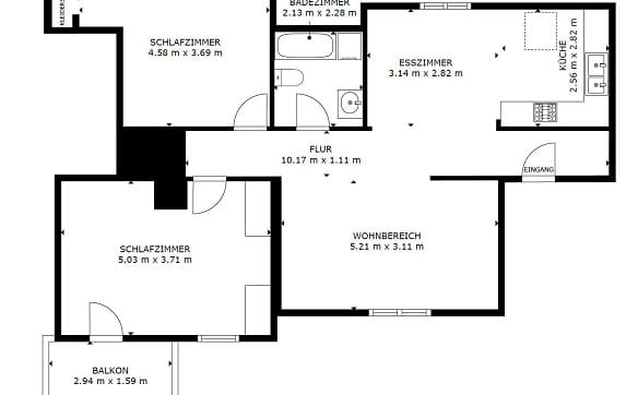 Immobilie in Au Sg - Panorama Blick über das Rheintal- 3.5 Zimmer Wohnung in Au zu verka... - Bild 11