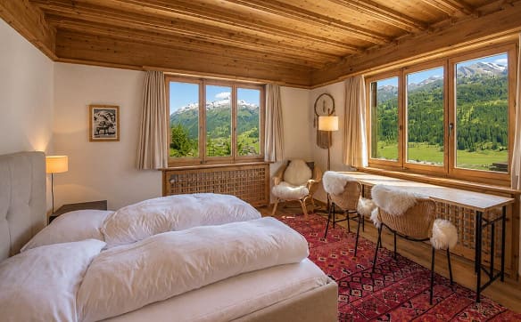Immobilie in Zuoz - Zuoz: Ferienwohnung mit Bergsicht und Terrasse - Bild 3