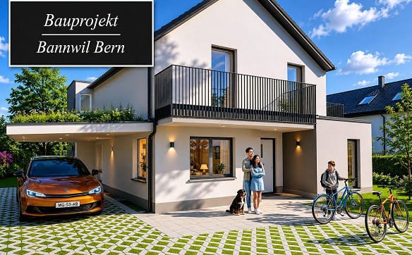 Immobilie in Bannwil - Neubau 6.5-Zi.-Einfamilienhaus mit Garten - Bild 1