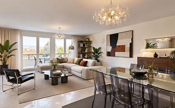 Immobilie in Renens Vd - 5 pièces 163 m² esprit maison, lumineux et sur 4 niveaux - Bild 2