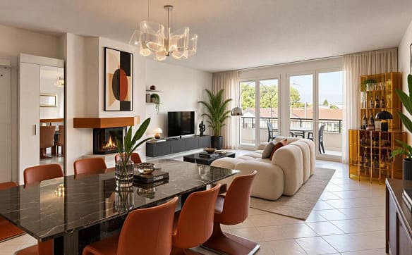 Immobilie in Renens Vd - 5 pièces 163 m² esprit maison, lumineux et sur 4 niveaux - Bild 6
