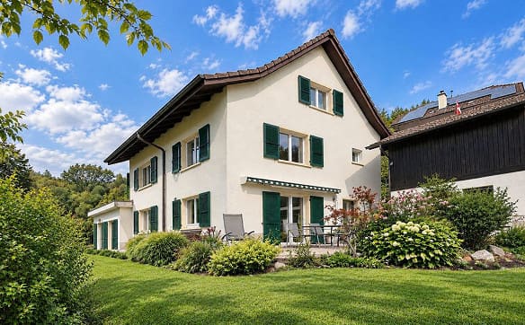 Immobilie in Dittingen - Freistehendes 6.5-Zimmer-Einfamilienhaus mit Doppelgarage - Bild 0