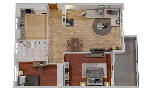 Immobilie in Mägenwil - sonnige 3 1/2 Zimmer Wohnung - Bild 7