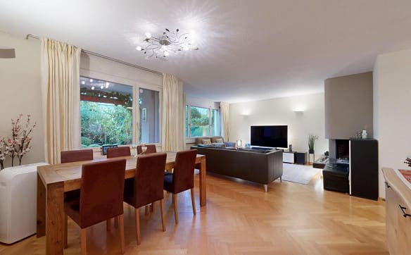 Immobilie in Küsnacht Zh - Gartenwohnung mit enormem Potenzial an der Zürcher Goldküste - Bild 1