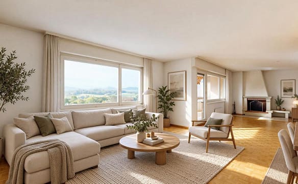 Immobilie in Villars-sur-glâne - Appartement de 5.5 pièces avec vue sur les montagnes aux Dailles - Bild 0