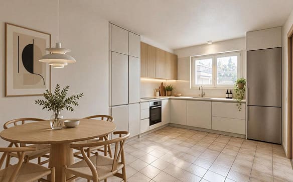 Immobilie in Villars-sur-glâne - Appartement de 5.5 pièces avec vue sur les montagnes aux Dailles - Bild 2