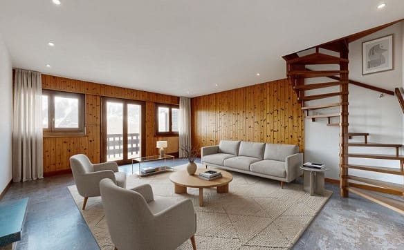 Immobilie in St-martin Vs - Duplex plus une chambre indépendante avec vue panoramique - Bild 0