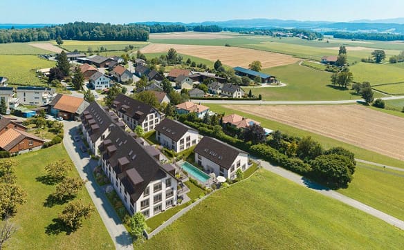 Immobilie in Raperswilen - Neubau 2.5-Zi. Wohnung mit schöner Weitsicht und riesiger Terrasse - Bild 1