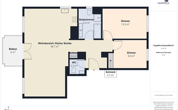 Immobilie in Koppigen - Viel Platz zum Wohnen – 3.5-Zimmer-Wohnung mit Lift in Koppigen   - Bild 14