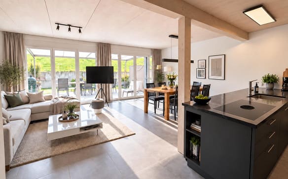 Immobilie in Frauenkappelen - Neuwertig am Waldrand – 5.5-Zimmer-Haus mit Garten & Doppelgarage - Bild 0