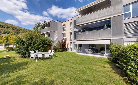 Immobilie in Cornaux Ne - 3.5 pièces prêt à vivre avec jardin, gare de Cornaux à 5 min à pied - Bild 0