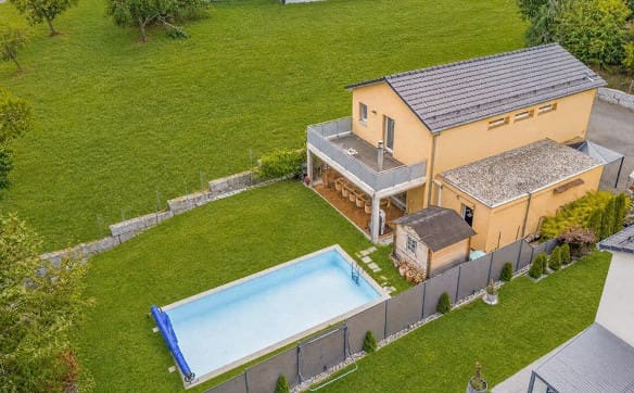 Immobilie in Carrouge Vd - Villa familiale récente avec piscine chauffée et vue dégagée - Bild 0