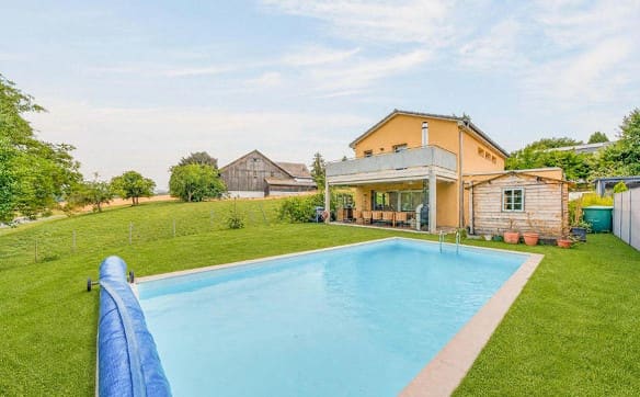 Immobilie in Carrouge Vd - Villa familiale récente avec piscine chauffée et vue dégagée - Bild 1