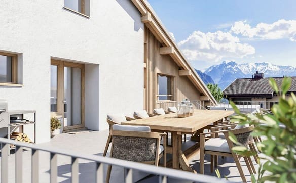Immobilie in Alvaneu Dorf - Hochwertige Dachmaisonette mit 5.5 Zimmern in kernsaniertem Altbau - Bild 8