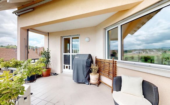 Immobilie in Istighofen - Schöne 6,5-Zimmer-Maisonette-Dachwohnung mit Terrassen und Aussicht - Bild 4