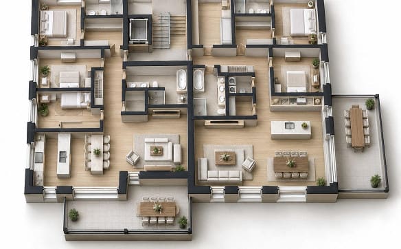 Immobilie in Grabs - 4.5 Zimmer Wohnung  - Bild 19