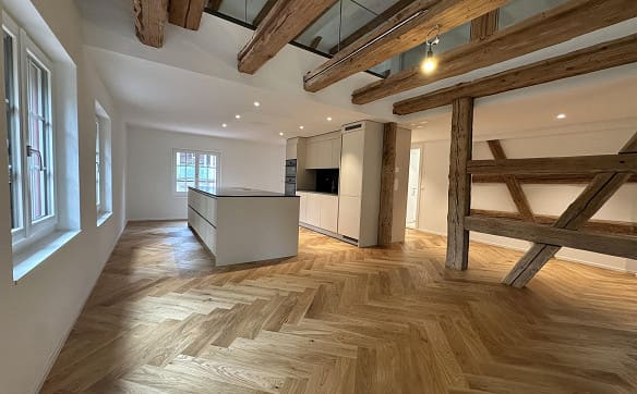 Immobilie in Steckborn - Duett am Bach - renovierte 4.5-Zimmer-Maisonettewohnung in Steckborn - Bild 1