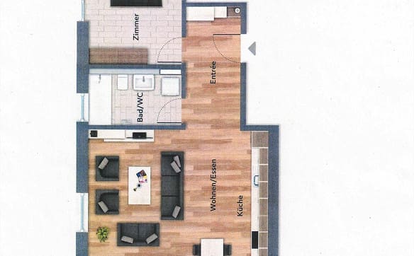 Immobilie in Gächlingen - Attraktive 2.5-Zimmer-Wohnung mit Weitblick in die Weinreben - Bild 15