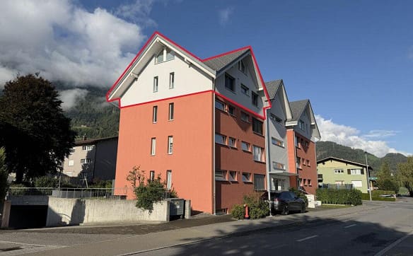 Immobilie in Wangs - Wohnen auf zwei Ebenen - gepflegte 6.5-Zimmer-Maisonette-Dachwohnun... - Bild 9