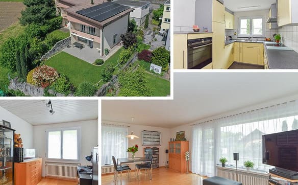 Immobilie in Teufenthal Ag - Gepflegtes, bezugsbereites Eigenheim mit PV-Anlage und Wärme-Pumpe - Bild 0