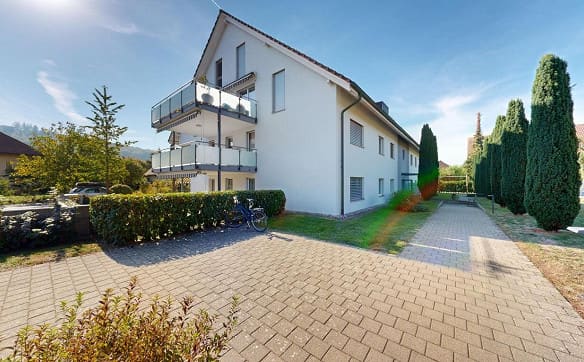 Immobilie in Kappel So - 4.5-Zimmerwohnung mit Garten, Terrassen und viel Privatsphäre - Bild 0
