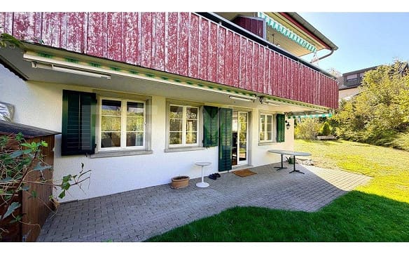 Immobilie in Hochfelden - Mehr Raum fürs Leben – attraktive 4.5-Zimmer-Gartenwohnung und Büro... - Bild 1