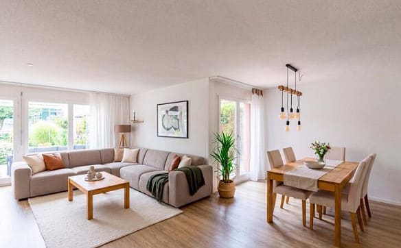 Immobilie in Ebikon - CHARMANT UND ZENTRUMSNAH -  MAISONETTEWOHNUNG MIT GARTEN - Bild 1