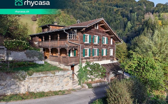 Immobilie in Pragg-jenaz - Charmantes Strickbau-Einfamilienhaus mit Wintergarten im Prättigau - Bild 0