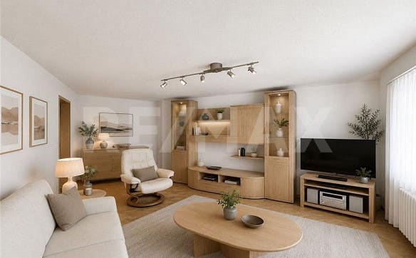 Immobilie in Wimmis - Über den Dächern wohnen - 2½ Zimmer mit Bergsicht - Bild 3