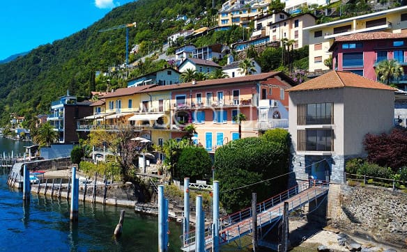 Immobilie in Porto Ronco - Progetto abitativo con vista totale sul Lago Maggiore e Isole di Br... - Bild 0