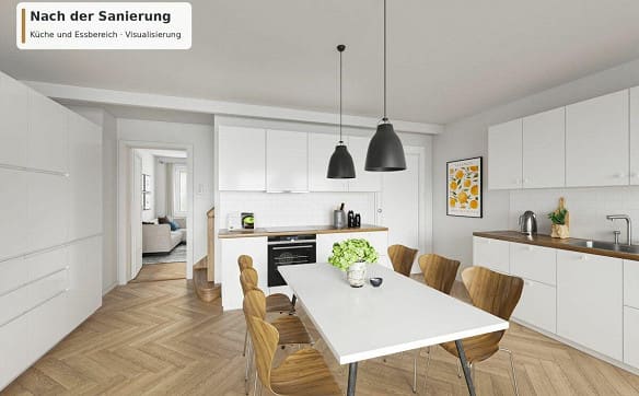 Immobilie in Riehen - 5.5-Zimmer-Reiheneinfamilienhaus mit grossem Garten und bestehender... - Bild 3