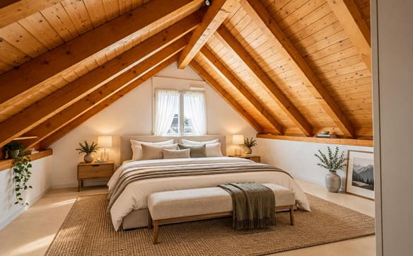 Immobilie in Oetwil Am See - Wohnen mit Weitblick - charmante 4.5-Zimmer-Duplexwohnung mit Holza... - Bild 8
