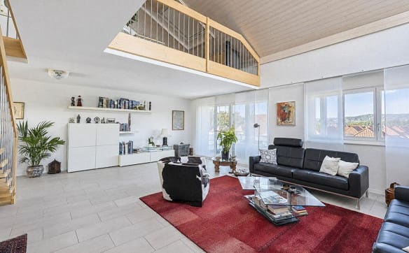 Immobilie in Bösingen - 7.5 Zimmer Dach Maisonettewohnung mit 218 m² und Galerie in Bösingen - Bild 3